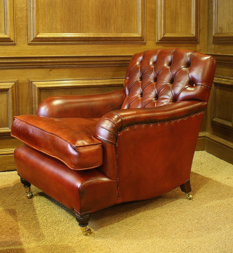 Oxford Study Chair in Leather